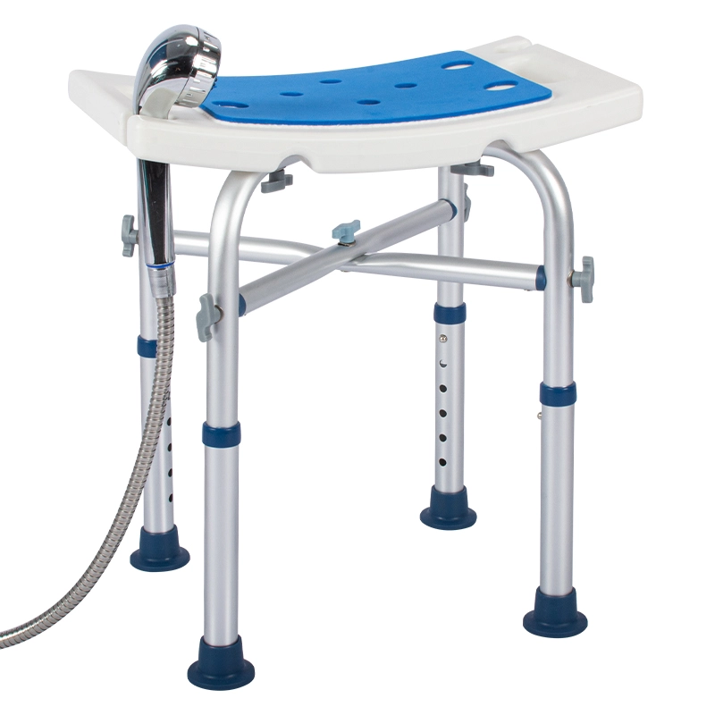 White Tool Free Assembly Shower Stool White Tool Free Assembly Shower Stool